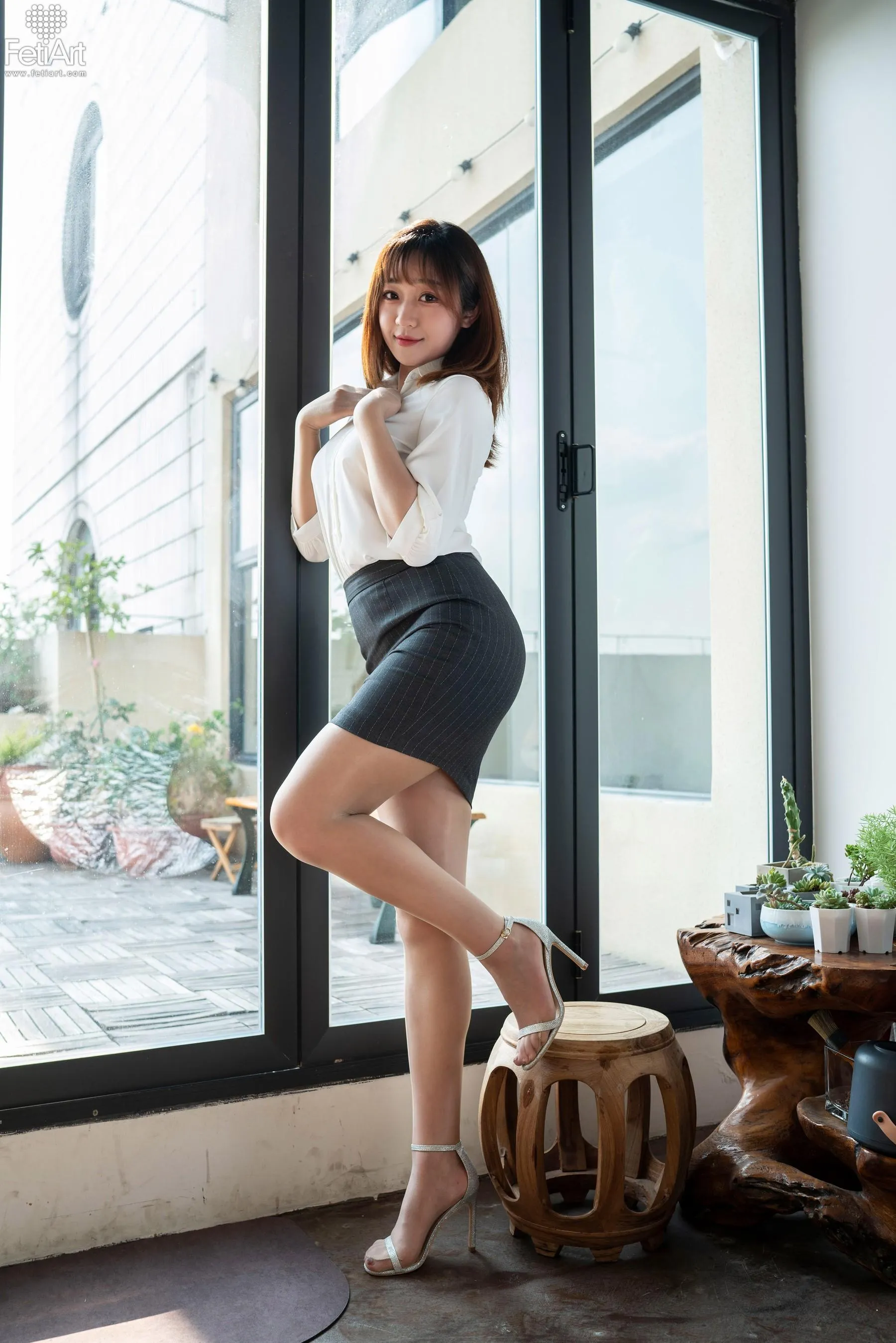 [FetiArt尚物集]NO.058 Toris full body pantyhose day [38P]插图1